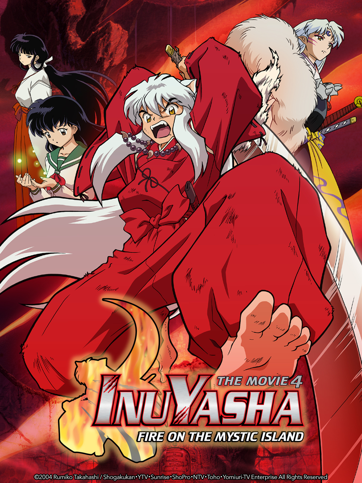 Anime Inuyasha the Movie 4: Fire on the Mystic Island